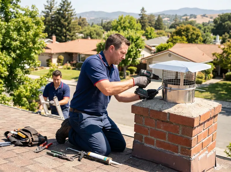 Chimney Cap Repair & Replacement in Palo Alto, CA