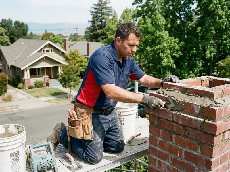 Chimney Masonry & Rebuild in Palo Alto, CA